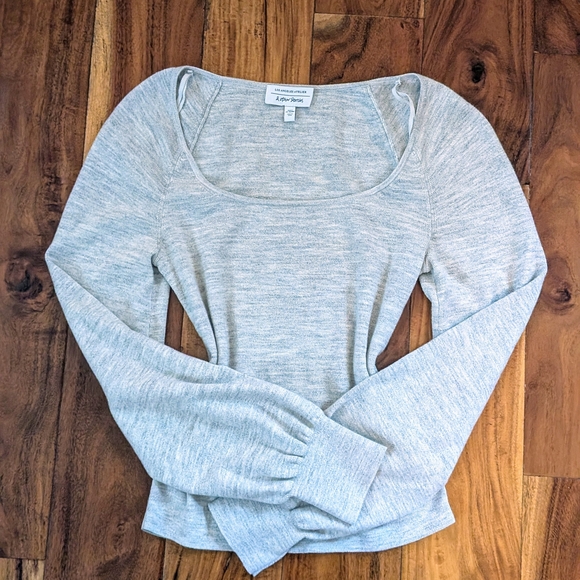 & Other Stories Light Gray Knit Top - Picture 1 of 8
